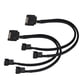 thumbnail image 5 of Methold SATA 15Pin a 2 * 4Pin Ventilador de refrigeración Cable adaptador de corriente Convertidor de 2 vías Cable 22AWG Juegos de teclado y mouse para computadora, 5 of 6