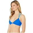 thumbnail image 2 of Polo Ralph Lauren COBALT/AQUA Lace-up Back Bikini Swim Top, US X-Small, 2 of 4