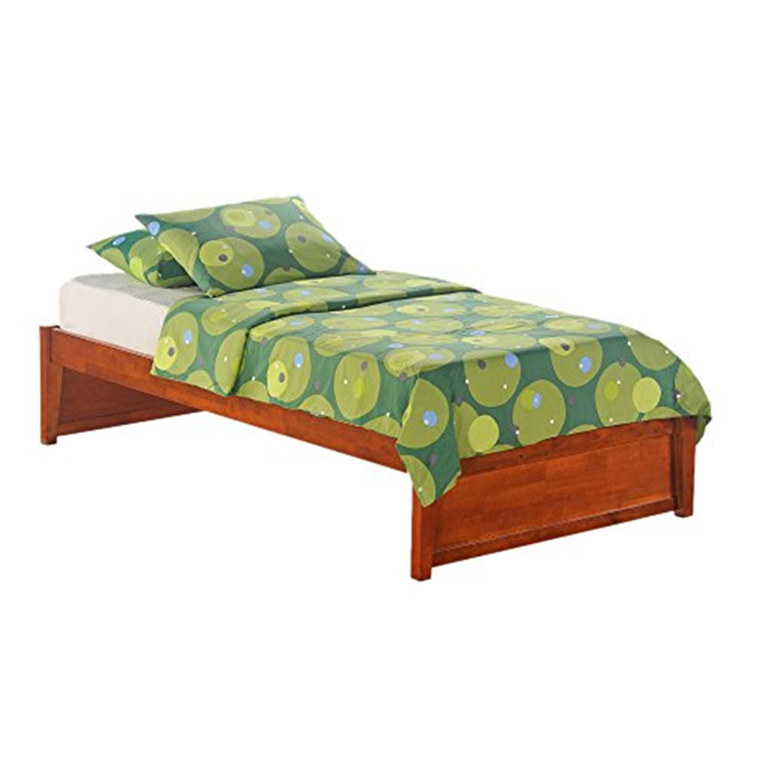 Twin Basic Platform Bed in cherry finish (K Series)FinishCherry