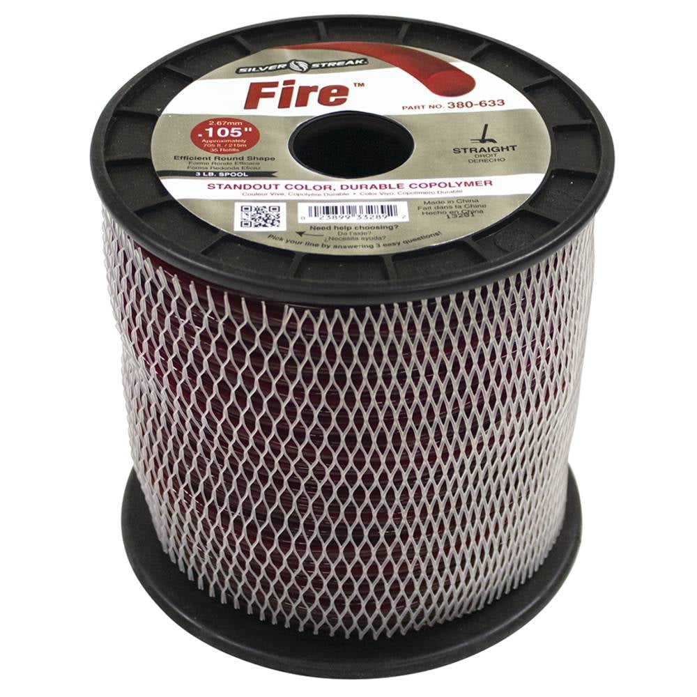 New Stens Fire Trimmer Line 380-633 .105 3 lb. Spool