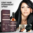 thumbnail image 1 of Fiudx Spray para Oscurecer Canas, Tratamiento Capilar Que Estimula La Melanina, Fórmula Nutritiva para El Cuero Cabelludo, Botella de 100 Ml, Solución Anticanas, Esencial para El Cuidado Capilar Diar, 1 of 6