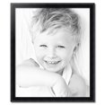 thumbnail image 2 of ArtToFrames 31" x 37" Matte Black with Beads Picture Frame, 31x37 inch Black Wood Poster Frame (WOM-4065), 2 of 8