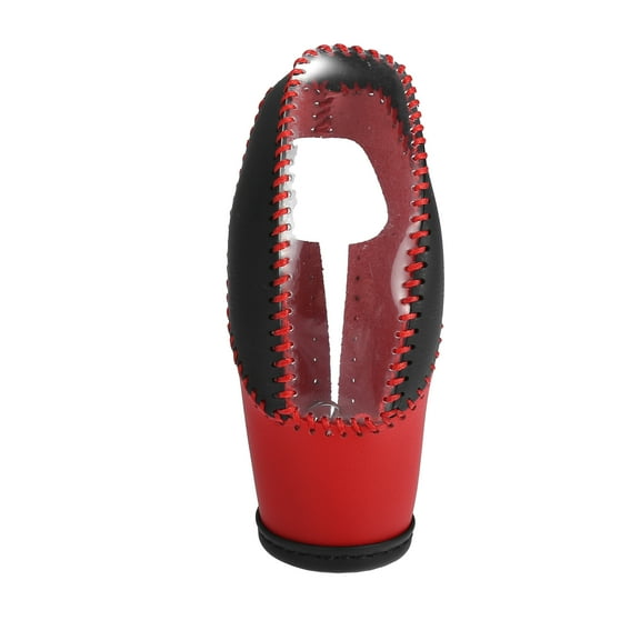 Gear Shift Knob Cover for Alfa Romeo Giulia Stelvio Transmission Shifter Boot Lever Cover Red Black