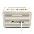 thumbnail image 2 of Altavoz doméstico inteligente JBL Authentics 200 de estilo retro blanco/dorado, 2 of 7