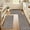 Brown, variant on Vaukki Chevron Kitchen Rugs Sets of 3, Non Slip Machine Washable Kitchen Floor Mats, Heavy Duty Low Profile Rugs for Sink Laundry Room, Brown