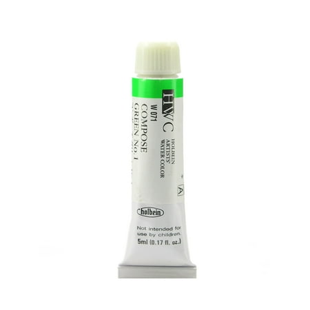 UPC: 0804551994739 | Artist Watercolor compose green #1  5 ml (pack of 2)