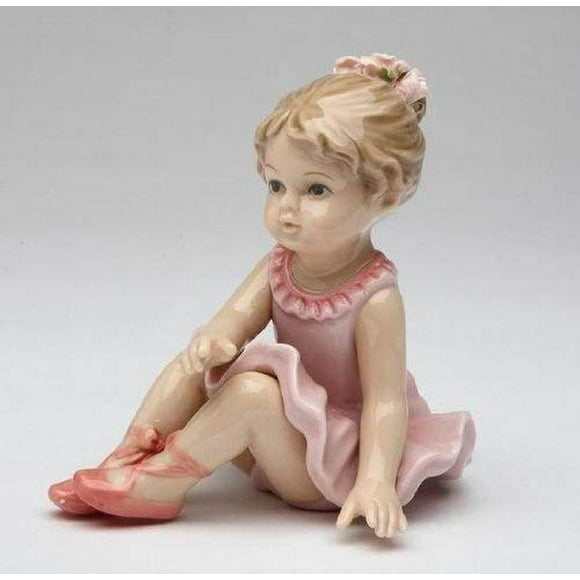 Cosmos 10620 Fine Porcelain Ballerina Warming Up Figurine 3-3/4-Inch