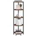 thumbnail image 4 of Hzuaneri Corner Shelf, Industrial 5-Tier Wall Corner Bookshelf with Metal Frame CS05901B, 4 of 7