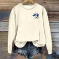 thumbnail image 5 of Oversized Sweatshirts for Women Long Sleeve Crew Neck Graphic Printed Tops Fall Fashion 2025 Pullover Sweaters Winter Clothes, 5 of 6