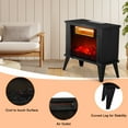 thumbnail image 4 of CLEARANCE Heaters for Inside, Seizeen 15''L Compact Space Heater Portable, 1000W Electric Fireplace Heaters with Virtual Flame, AS Christmas Gift, 4 of 10