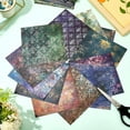 thumbnail image 3 of Scrapbook Paper Pad for DIY Album Scrapbook Greeting Card Background Paper Prussian Blue 152x152x0.2mm Paper, 3 of 8