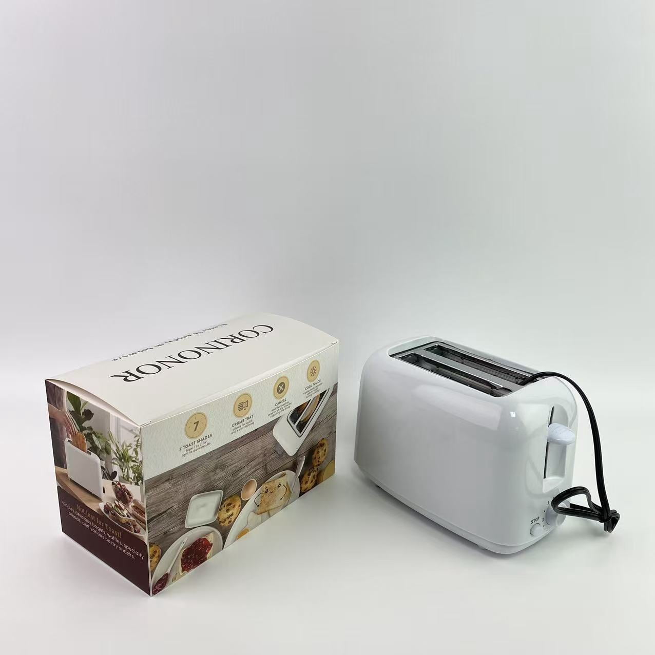 CORINONOR Electric sandwich toasters,Portable Household Toaster Home Sandwich Breakfast Machine Automatic Breakfast Toaster Driver Creative Gift