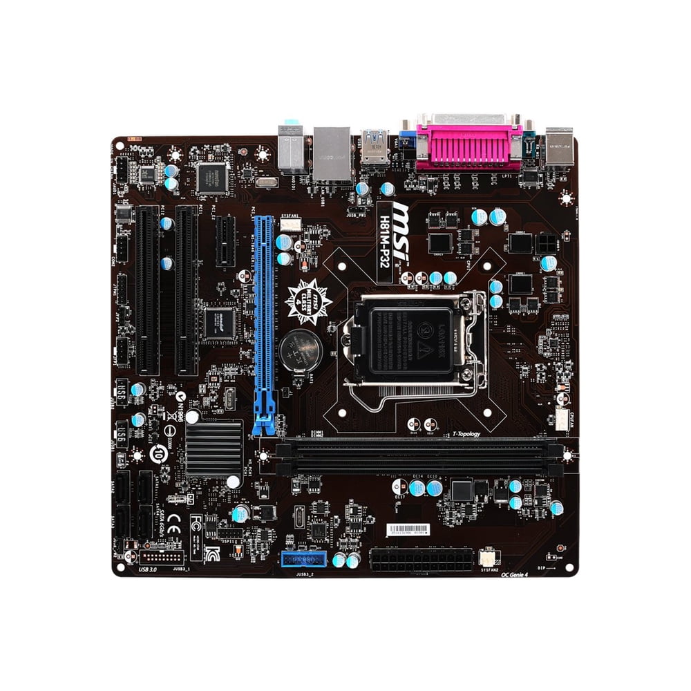 MSI CSMH81MP32 Motherboard micro ATX LGA1150 Socket H81