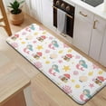 thumbnail image 5 of White Mermaid Pattern Kitchen Rug Mat,Kitchen Runner Rugs Non Skid Washable,Decorative Kitchen Floor Mats for Kitchen,Sink,Laundry,17"x47.2", 5 of 7