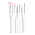 thumbnail image 4 of Vogacara 7 Pieces Gel DIY Brush Elegant Break in Design Style Appearance Ball Easy Not to Ends Pen Pattern Bright Drawing Type2 NO2, 4 of 6