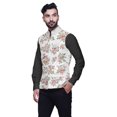 thumbnail image 2 of Atasi Floral Printed Nehru Jacket Mens Bandhgala Ethnic Jacket Party Wear Wedding Clothing-XX-Large, 2 of 4