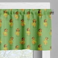 thumbnail image 5 of Ambesonne Hawaii Valance & Curtain, Traditional Dancing Ladies, 55"x45", Chocolate Green and Orange, 5 of 7