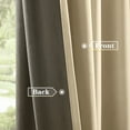 thumbnail image 4 of Galenzoov 60*90 inch 1 Panels Pinch Pleated Velvet Curtains for Home, Blackout Heat Blocking Window Curtains with Hooks for Bedroom,Living room,Office,Ivory, 4 of 11