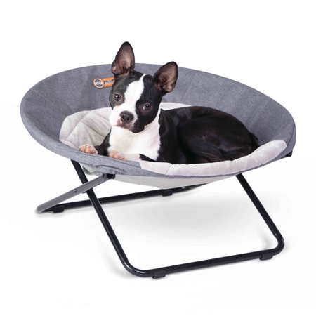 UPC: 0655199636044 | K&H Pet Products Elevated Cozy Cot Classy Gray Medium 24 Inches