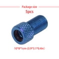 thumbnail image 4 of Adaptador de Válvula Wosthever 5 Piezas Presta a Schrader, 4 of 6