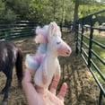 thumbnail image 2 of Felt Finger Puppet - Pastel Unicorn, 2 of 6