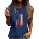 thumbnail image 1 of Camiseta holgada sin mangas con cuello redondo y estampado informal de verano para mujer Pompotops  lopia993383, 1 of 5