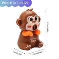 thumbnail image 4 of CoreLiving Noodle Clip On Mini Fan, Panda Shape USB Rechargeable Personal Small Desk Fan for Hot Drinks and Soup, Portable Desktop Cooling Fan with Clamp, 1 Pack, 4 of 10