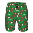 thumbnail image 3 of Fotbe Cute Santa And Ho Ho Ho Trajes de Baño Estampados para Hombre, Shorts de Verano de Secado Rápido, Ropa de Playa, Bañadores-Medium, 3 of 6