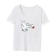 thumbnail image 3 of Camiseta básica ligera para mujer Yinane cuello redondo L, 3 of 7
