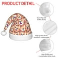 thumbnail image 4 of Daiia Corgi Head with Floal Print Christmas Knitted Beanie Hat, Large Knit Hat Xmas Small Gifts For Boys Girls Child Infant, 4 of 6