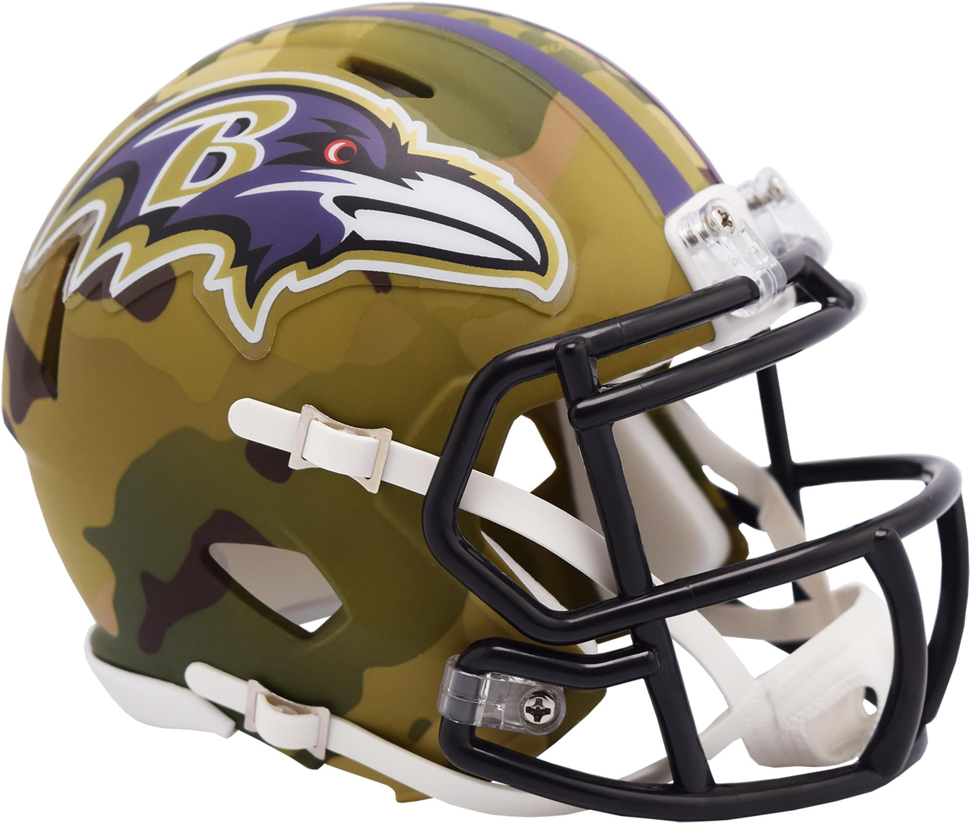 New in Riddell Box AMP Alternate Speed Riddell Mini Football Helmet Baltimore Ravens 