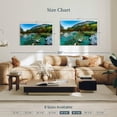 thumbnail image 4 of Elephant Stock Frio River Wall Art - Horizontal Canvas Wall Art - Living Room Wall Decor - Nature Canvas - Teal And Blue Decor - 39" x 26", 4 of 8