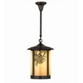 thumbnail image 6 of Meyda Tiffany 166028 Winter Pine 12" Wide Pendant - Brown, 6 of 7