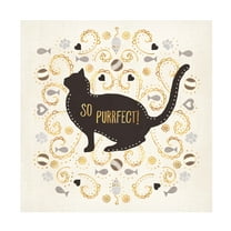 Trademark Fine Art 'Otomi Cats III Neutral' Canvas Art by Veronique Charron