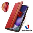 thumbnail image 2 of Allytech Galaxy S22 Ultra Wallet Case, Premium PU Leather Folio Flip Cover Folding Stand Shockproof Full Body Protection Magnetic Clasp Cards Holder Case for Samsung Galaxy S22 Ultra 6.8" - Red, 2 of 7