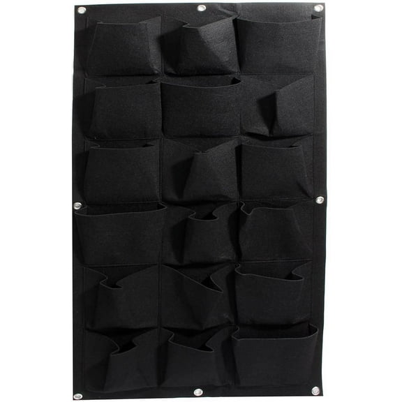 18 Pockets Vertical Wall Garden Planter Plant Grow Bag for Flower Vegetable for Indoor/Outdoor