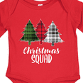 thumbnail image 4 of Inktastic Christmas Squad with Plaid Trees Boys or Girls Long Sleeve Baby Bodysuit, 4 of 5