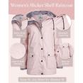 thumbnail image 4 of URBAN REPUBLIC Womens Rain Jacket - Lightweight Waterproof Windbreaker Raincoat for Women (S-3XL), 4 of 7