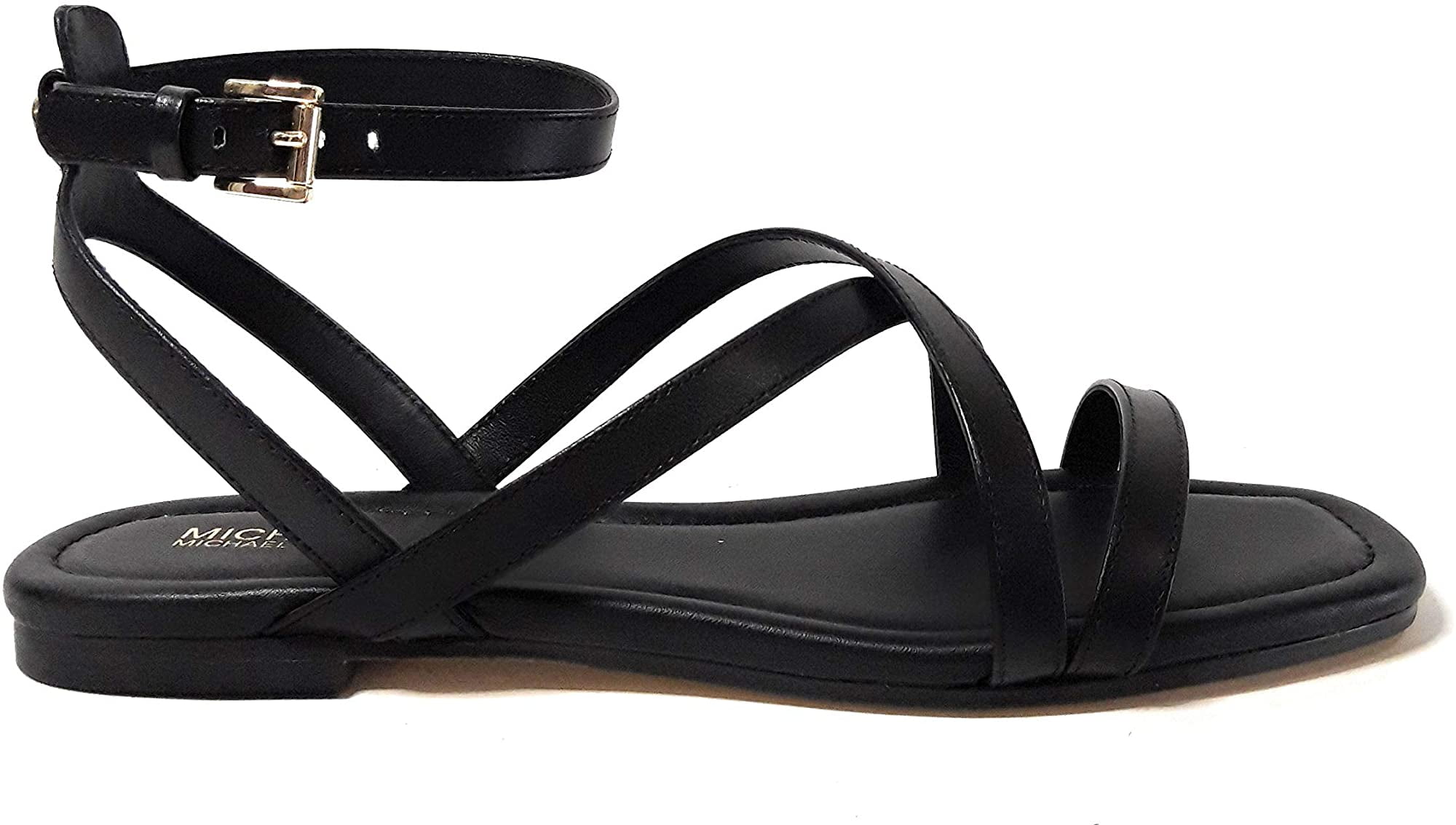 Michael kors black flat sandals Clearance