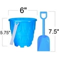 ArtCreativity Beach Sand Castle Buckets and Shovels Set, Includes 12