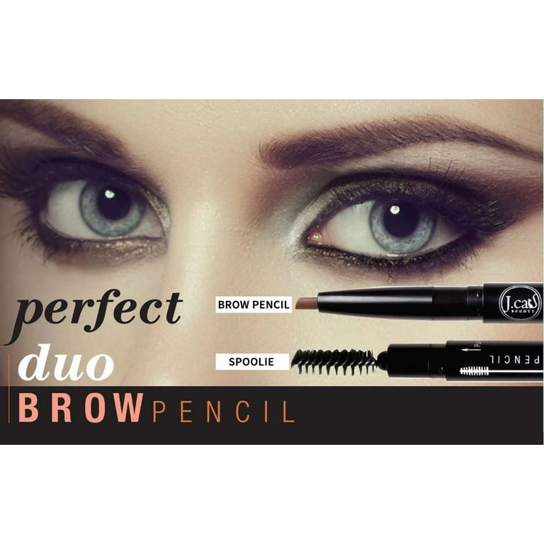 2 PACK] J. CAT Brow Duo Pencil [108 LIGHT BROWN] The perfect mechanical brow  pencils * BEAUTY TALK LA * 