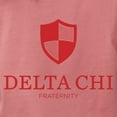 thumbnail image 3 of CafePress - Delta Chi Vertical Red Logo T Shirt - Womens Comfort Colors® Shirt, 3 of 4