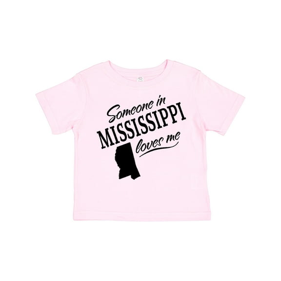 Inktastic Someone in Mississippi Loves Me Boys or Girls Toddler T-Shirt