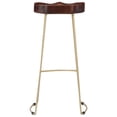 thumbnail image 3 of vidaXL Bar Stool Bar Seat Counter Height Island Stool for Pub Solid Mango Wood, 3 of 25
