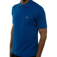 thumbnail image 5 of lacoste men's classic short sleeve l.12.12 pique polo shirt,heritage blue,small, 5 of 5