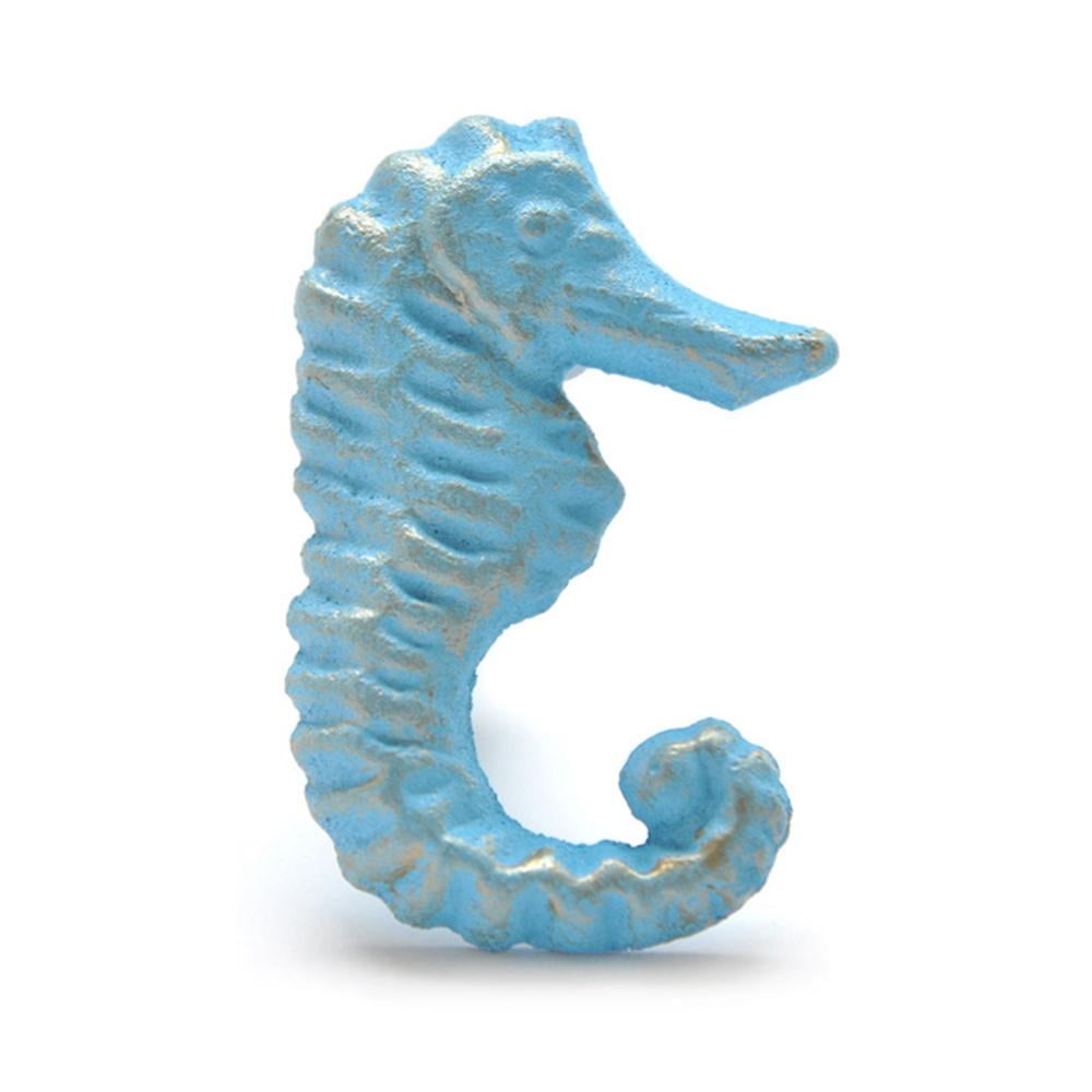 Set of 4 Seahorse and Sea Shell Cabinet  Drawer Knobs 