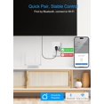 thumbnail image 3 of EIGHTREE Smart Plug Alexa, Smart Outlet, Works with Alexa, Google Home and SmartThings, WiFi Smart Plugs with APP Remote, 3 of 8