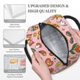 thumbnail image 3 of Balery Retro 70s Hippie Bolsa de Almuerzo para Mujeres, Caja de Almuerzo, Bolsa de Almuerzo Pequeña Impermeable, Tote de Almuerzo Reutilizable con Gran Capacidad, 3 of 6