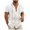 White, variant on COSFO Mens Button Up Shirts Summer Vintage Short Sleeve Casual Shirt Collared Loose Fit Beach Vacation Men Shirts S