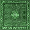 thumbnail image 1 of Ahgly Company Indoor Square Persian Emerald Green Traditional Area Rugs, 4' Square, 1 of 4